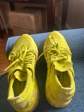 Adidas by Stella McCartney Neon Yellow Running Sneakers